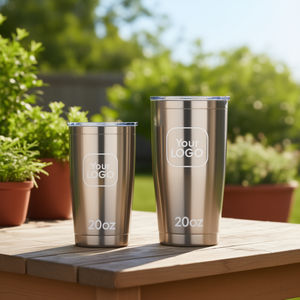 Hipdeer Stainless Steel 20oz Vacuum Insulated Tumbler with Handle and Lid for Outdoor Office Car Use - Product Image 2