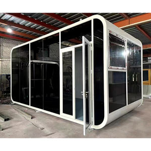 Vente en gros de petites maisons préfabriquées personnalisées cabine Apple conteneur de 40 pieds modulaire de luxe installation rapide étanche centre commercial et hôtel - Product Image 5