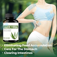 SUNI OEM ODM Marque Privée Capsules d'Extrait d'Aloe Vera Complément Alimentaire pour Hommes et Femmes Perte de Poids et Nettoyage du Colon Vente en Gros
