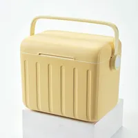 Glacière isotherme PP 20L pour extérieur, camping, pêche, stockage d'aliments et de canettes, avec bloc de glace rétenteur de chaleur pour réfrigération