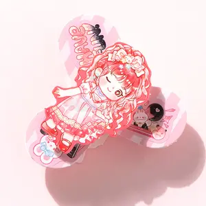 Simno Paper DIY Craft Fidget Spinner Cute Girl Manual Descompresión Juguetes de papel para niños