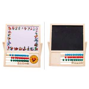 Hete Verkoop Multifunctionele <span class=keywords><strong>2</strong></span>-zijdige Tekentafel Educatief Speelgoed Voor Kinderen Van 5-7 Jaar, Bedoeld Voor Verbetering Van De Intelligentie - Product Image 1