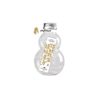 Bouteille de thé au lait ou thé froid jetable de 500 ml en forme de gourde avec couvercle perforé, style calligraphie chinoise traditionnelle, pour emporter