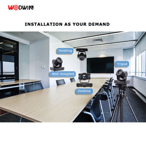 WODWIN Caméra de vidéoconférence PTZ USB Full HD avec système audio à zoom 3X Garantie de 3 ans 2.07MP Certifiée CE pour les téléconférences - Product Image 6