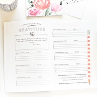 Journal de gratitude personnalisé, journal de gratitude et de dévotion, journal de gratitude, pleine conscience et positivité, journal guidé pour un quotidien plus heureux