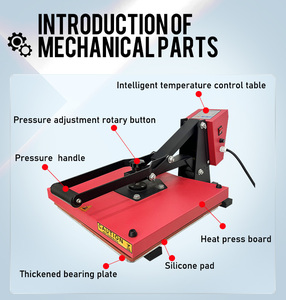 Vente flash : machines à presser à chaud pour t-shirts, sublimation électrique, 38*38cm - Product Image 3