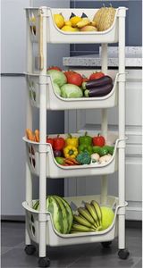Children's Toy Organizer Storage Cabinets Kids Furniture Baby <b>Plastic</b> <b>Shelves</b> Kitchen Storage Holders & Racks With Wheels - Product Image 2