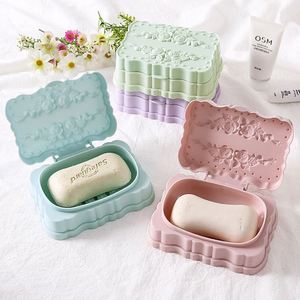 Waterproof <b>Soap</b> Case With <b>Cover</b> Portable Travel Protect Container <b>Soaps</b> Box Bathroom Accessories - Product Image 5