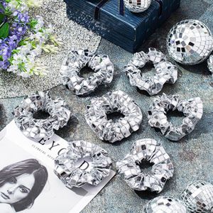 Coleteros <span class=keywords><strong>de</strong></span> Lentejuelas Plateadas Brillantes, Accesorios Metálicos Estilo Disco <span class=keywords><strong>de</strong></span> <span class=keywords><strong>los</strong></span> 80s y 90s, Regalo <span class=keywords><strong>de</strong></span> Cumpleaños, Regalos para Despedida <span class=keywords><strong>de</strong></span> Soltera - Product Image 2