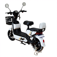 Scooter électrique à énergie solaire 48V 350W, cadre en aluminium de 20 pouces, 21 vitesses, 2 places, moteur à moyeu avant avec capteur pour adultes