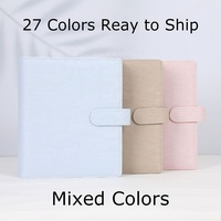 Yihe FB TK Saffiano Epi 27 Classeur à anneaux agenda A5 coloré existant pour inserts avec onglets séparateurs/poches pour classeur
