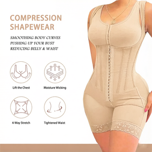 Body gainant à buste ouvert Fajase <span class=keywords><strong>Colombianas</strong></span> Post-opératoire Reducteur et Amincissant Post-partum Sculptant et Rehausseur de fesses pour courbes - Product Image 2