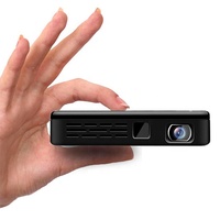 Projecteur Flyin P-09II Mini Projecteur Professionnel 4K DLP Lampe LED avec Télécommande Stéréo WiFi-Smart Home Portable Proyector