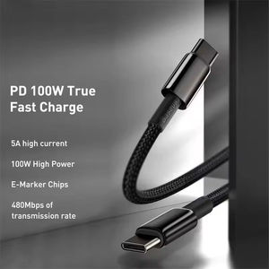 Cable USB C de <span class=keywords><strong>100W</strong></span> para iPhone 16 15, Cable de Carga Rápida PD para Macbook, Samsung, Xiaomi - Product Image 3