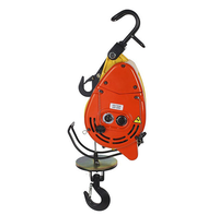 Palans électriques portables à câble métallique de 160 kg, câble de 5 mm, commande filaire et sans fil multi-vitesses pour le levage en ferme et en entrepôt