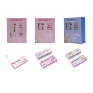 Toptan blok sihirli Shiner renkli tırnak törpüsü <span class=keywords><strong>Set</strong></span> özel etiket tırnak sanat için tırnak törpüsü s ve tamponlar - Product Image 1