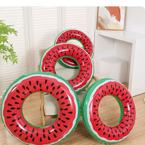 Mùa Hè Nhiệt đới Đảng Dành Cho Người Lớn Hồ Bơi Bơm Hơi Nổi Trái Cây Hồ Bơi Phao-Dưa Hấu Bơi Vòng Hawaii Bãi Biển Nổi Đồ Chơi - Product Image 5