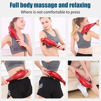 Elektrisches Delphin massage gerät Rücken massage Hammer Vibration Infrarot Stick Roller Cervi cal Body Massage