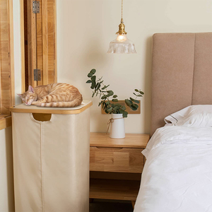 Giỏ Đựng Đồ Giặt Có Nắp Giỏ Đựng Với 2 Túi Giặt Có Thể Tháo Rời Giặt Được Cho Phòng Ngủ, Phòng Tắm - Product Image 4