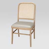 Ensemble de meubles modernes de style industriel pour hôtel, café, restaurant, sièges et tables de banquette en cuir et rotin pour les repas