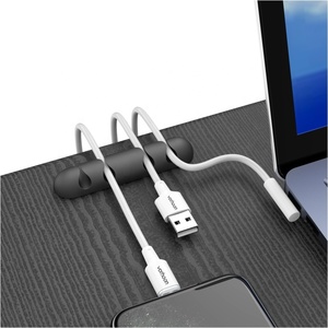 Cable Holder Clips <strong>Desk</strong> Cable Organizer Cord Wire Management for USB Cable Power Cord PC Office - Product Image 5