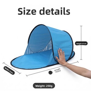 Tenda Pop-up da Esterno per Una Persona, Protezione Solare, Portatile, Montaggio Istantaneo, per Spiaggia e Campeggio, Automatica, Pieghevole, Leggera - Product Image 5