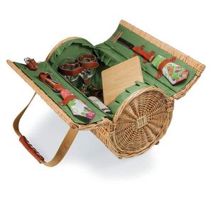 Bán buôn nhà sản xuất sang trọng phong cách mây ráp <span class=keywords><strong>picnic</strong></span> Basket <span class=keywords><strong>Set</strong></span> với nắp xử lý giá rẻ và phong cách - Product Image 5