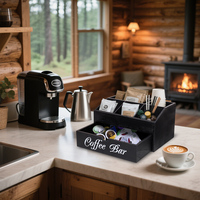 Organisateur de café en bois Durable moderne de haute qualité d'usine comme Solution de stockage de dosettes de café pour les articles ménagers