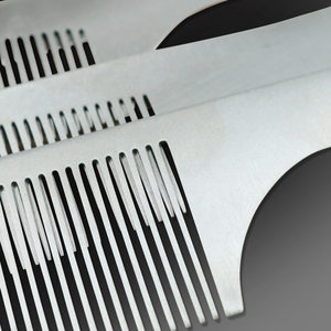 Mejor calidad profesional Moq bajo logotipo personalizado peine de Metal para el cabello resaltar para salón - Product Image 6
