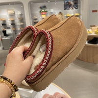Chaussures de marque de créateur en gros, mode automne-hiver, bottes de neige à plateforme doublées de fourrure, mignonnes et confortables