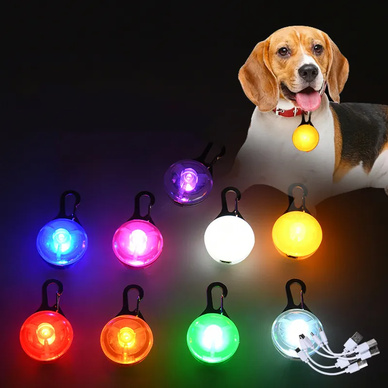 Haustieranhänger Led-Licht-Ausstrahlungs-Anhänger leuchtender Hundenaufhänger Hunde-Flash-Aufhänger Katze Hund auf Lager Großhandel