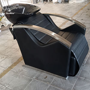 وحدة غسيل الشعر في صالون التجميل مع حوض الشامبو وسرير غسل الشعر - Product Image 6