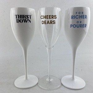 Copas <span class=keywords><strong>de</strong></span> champán <span class=keywords><strong>de</strong></span> plástico Tritan 5oz irrompibles transparentes clásicas para fiestas <span class=keywords><strong>de</strong></span> boda tipo PS - Product Image 4
