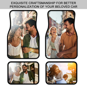 Wholesale Custom Die Cut Logo Mat for <strong>Car</strong> Printed Universal Four-piece <strong>Set</strong> <strong>Car</strong> Floor Mats with <strong>Design</strong> - Product Image 3