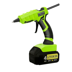 Pistola <span class=keywords><strong>de</strong></span> Adhesivo Termofusible Inalámbrica <span class=keywords><strong>de</strong></span> 18V con Batería <span class=keywords><strong>de</strong></span> Litio, con Barras <span class=keywords><strong>de</strong></span> Pegamento <span class=keywords><strong>de</strong></span> 7MM/150MM para Reparaciones en el Hogar - Product Image 1