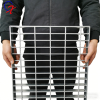 Grille de drainage composite en acier robuste pour caniveau, grille de drainage métallique pour trottoir