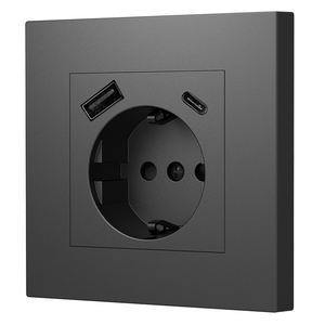 卸売ホームホテル電気壁スイッチソケットUSBポート付き携帯電話高速充電ソケットEU標準 - Product Image 1