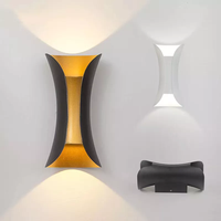 Applique murale à LED à double tête pour la maison et l'hôtel Télécommande solaire intérieure Lampes décoratives en plastique