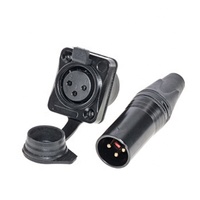 IP65 extérieur étanche 3 broches canon XLR connecteur Audio Microphone câble connecteur mâle femelle XLR haut-parleur adaptateur