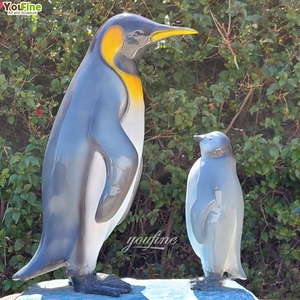 Антарктический птичий зоопарк экспонаты статуя бронзовой скульптуры пингвина - Product Image 6