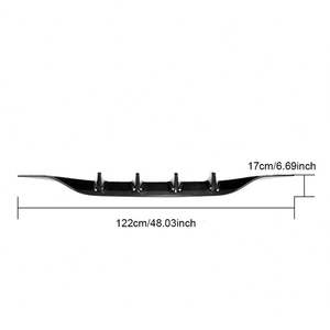 Diffuseur de lèvre arrière en fibre de carbone pour mercedes-benz classe C C180 C200 <span class=keywords><strong>C250</strong></span> C300 C350 C43 AMG <span class=keywords><strong>4Matic</strong></span> coupé cabriolet 15-18 - Product Image 3