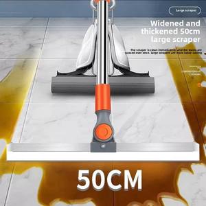 Balai de nettoyage <span class=keywords><strong>magique</strong></span> avec grattoir en silicone 2 en 1-Raclette de sol extensible <span class=keywords><strong>pour</strong></span> la douche, les fenêtres et l'essuyage des surfaces dures - Product Image 5