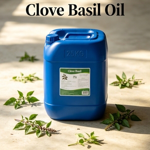 Venta al por mayor directa de fábrica de China: Aceite de albahaca natural 100% puro a granel, aceite de albahaca sagrada para piel y cabello, muestra gratuita. - Product Image 1
