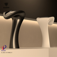 Robinet Mitigeur Cascade à Capteur Design Populaire pour Vasque Simple en Laiton