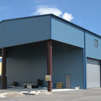 Bâtiment industriel préfabriqué, structure en acier, atelier en structure métallique