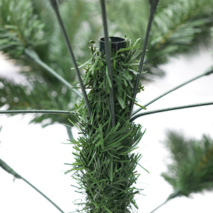 Pointed <b>Spray</b> White Pine Cones Red Berries Eco-friendly PVC Material Metal Stand Christmas Tree Hotel Mall Decoration <b>Set</b> - Product Image 4