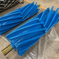 Polea Transportadora Industrial de Acero al Carbono y Uretano JIS para Granos