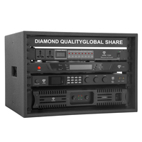 DIAMOND AUDIO 2026 Promotion Système Audio 4-en-1 en Bois Amplificateur de Puissance Audio Professionnel 1000W 2U pour l'Audio Professionnel