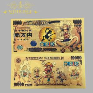 Billets de banque japonais Luffy Anime 2026, billets de banque Luffy Gear Fourth plaqués or 24 carats pour les cadeaux des fans - Product Image 3