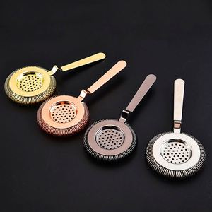 Colador Hawthorne de Acero Inoxidable SS304 con Recubrimiento de Color PVD, Apto para Lavavajillas, para Mezclar Cócteles, Filtrar Hielo y Frutas - Product Image 2